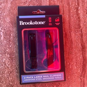 Brookstone 2-pack large nail clipper pack